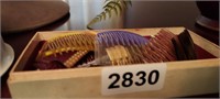 BOX OF HAIR COMBS