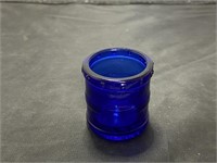 Little Blue Glass Dessert Cup
