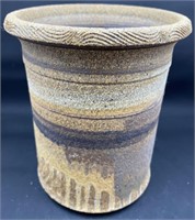 Handmade Drop Stripped Pattern Tall Vase