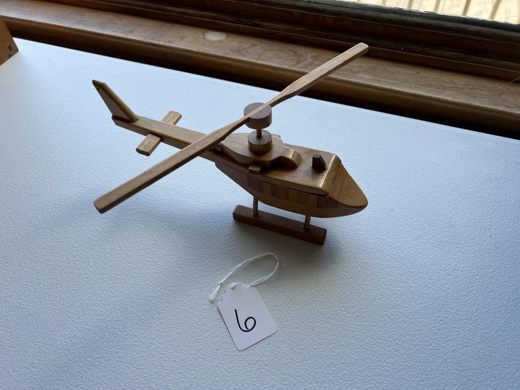 Wood Helicopter