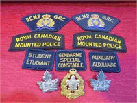 RCMP Lot 10 Patches Badges Royal Canadian Mounted