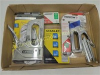 STANLEY, ARROW, STAPLE GUNS & STAPLES