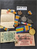 Military Medals, Ribbon, German Currency, WWI