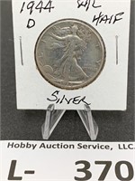 Silver Walking Liberty Half Dollar 1944-D
