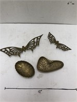 Brass - Trinket Dishes & Butterflies