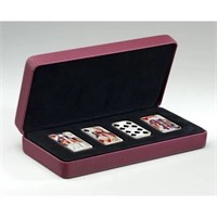 2009 $15 Playing Card - Sterling Silver 4-Coin Set