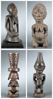 Four Congo style figures. 20th century.