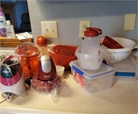 Misc Plastics And 3 Wire Shelf Holders