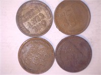 Lincoln Head Cent 1942-D (4 coins)
