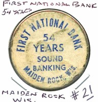 1972 Ike Dollar "First National Bank" 54 Years