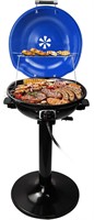 Electric BBQ Grill Techwood 15-Serving Indoor/Outd