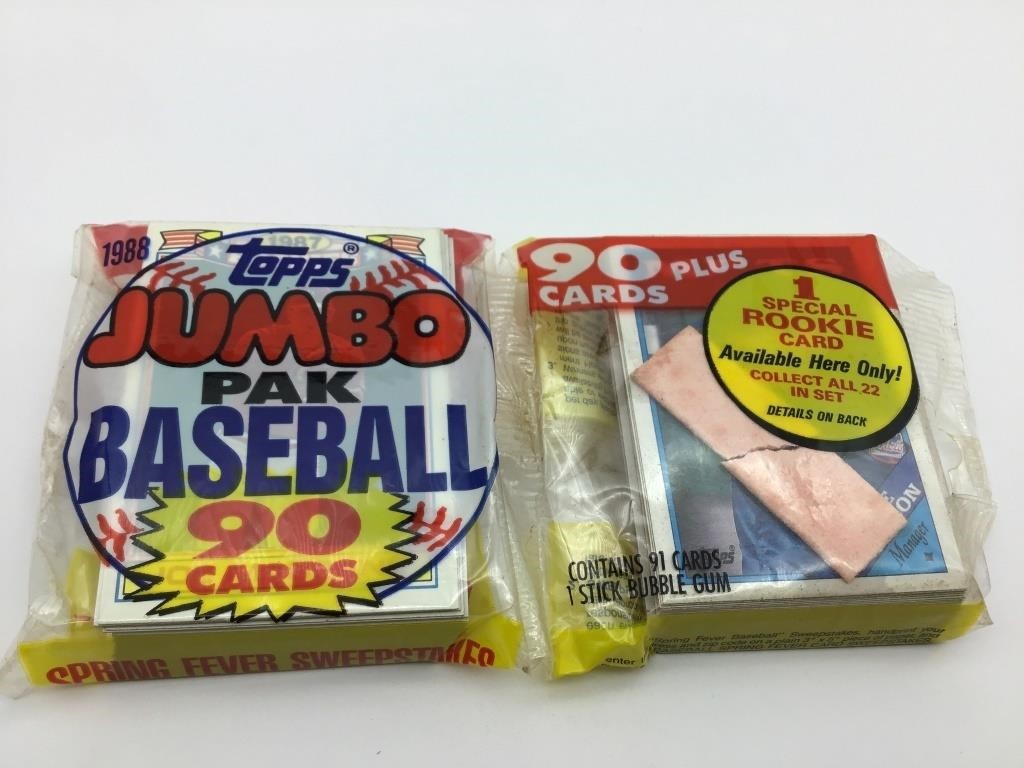 Topps Jumbo Pak Baseball Cards