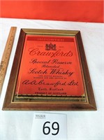 Crawfords Scotch Whiskey Mirror
