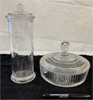 Vintage Apothecary Jar & Candy Dish