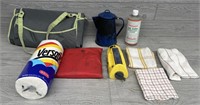 Rubbermaid Cooler With Camping Gear