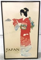 Japan Geisha Wall Art