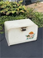 Mid century metal mushroom breadbox