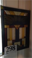STAINED GLASS LOOK FRAME 10 X 14