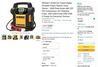 C1234  DEWALT Portable Power Station - 1600 Peak A