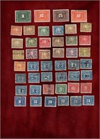 CANADA 46 USED REVENUE STAMPS - note