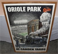 Framed Oriole Park at Camden Yards Geoffrey Stiles