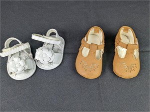 (1) Size 1- Sandals & (1) 3-6 Months Shoes