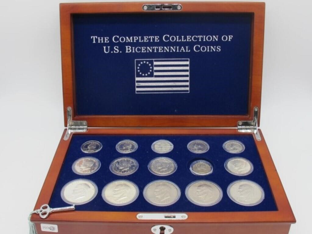 COMPLETE COLLECTION OF US BICENTENNIAL COINS