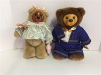 Raikes Bears- Georgie Porgie and Courtney Bear