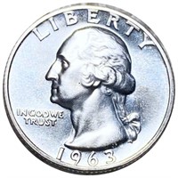 1963 Washington Quarter CHOICE PROOF