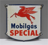 MOBILGAS ‘47’ SHIELD PLATE SIGN