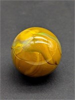 Large Yellow Moody Marble