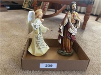 Angel & Religious Figurine