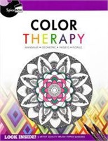 Spicebox Art Therapy Color Therapy Book with 5 Mar