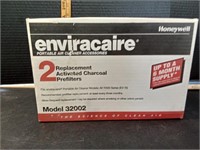 2 Honeywell Enviracaire Activated Charcoal Prefilt