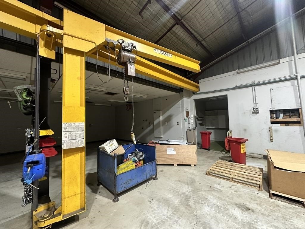 1500kg Rail Arm Crane Jib