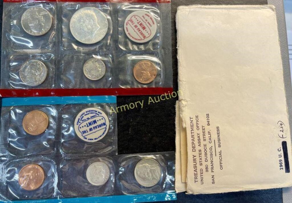 1969 UNCIRCULATED COIN SET - SUSPICIOUSLY MISSING