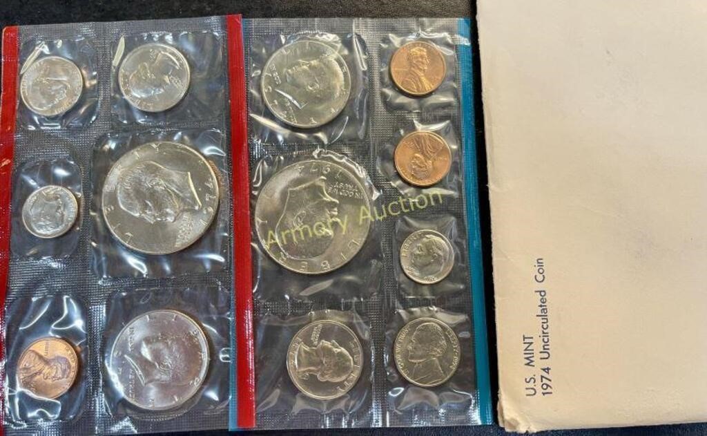 1974 U.S. UNCIRCULATED COIN SET