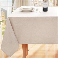 P275  decorUhome Linen Tablecloth, 52x70, Beige