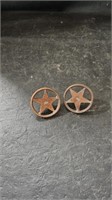 Cast iron Decorative Stars Pair