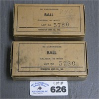 Remington Arms .45 M1911 Ball Ammo - 2 Boxes