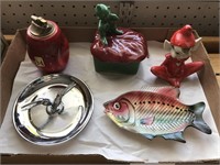 MID CENTURY TOBACCO RELATED ITEMS & MORE
