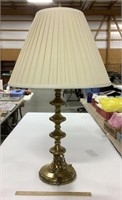 Brass lamp 32in