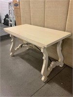 Wood Farmhouse Style Desk with Drawer from High
