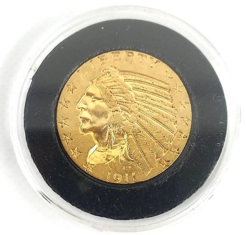 1911 Indian Head $5 Gold Piece