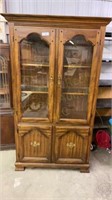 China Cabinet, Lighted 42 ½ x 16 x 73 ½