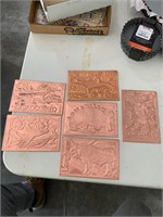 lot of unused copper postcards