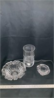 Marquis by Waterford bowl set with no name vase