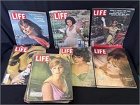 19 vintage 60's Life magazines