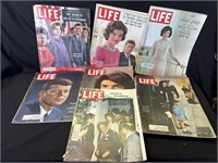 12 vintage 50"s - 60's Kennedy Life magazines