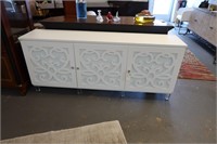 Matte White Console